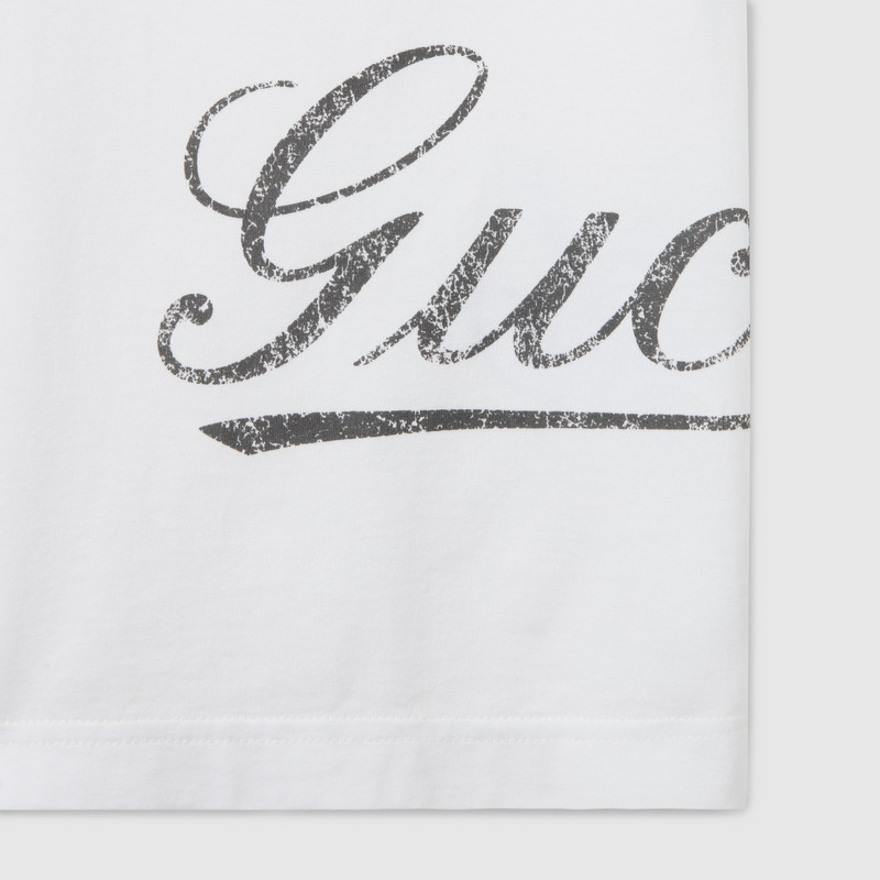 Cotton jersey T-shirt with print 7