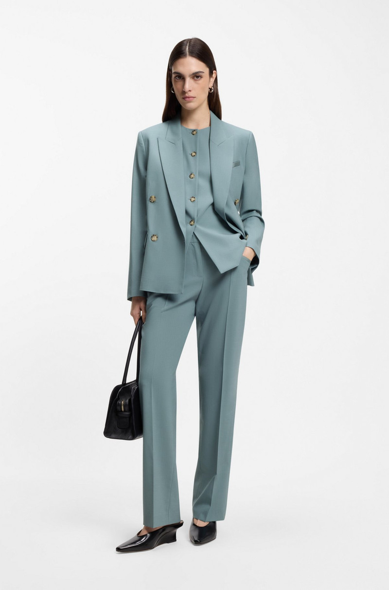 BOSS REGULAR-FIT BLAZER IN VIRGIN WOOL outlook