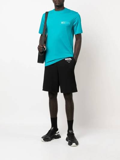 Moschino logo-print sweat shorts outlook