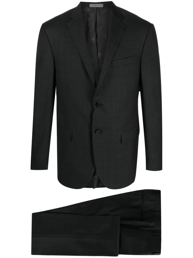 single-breasted wool suit 1