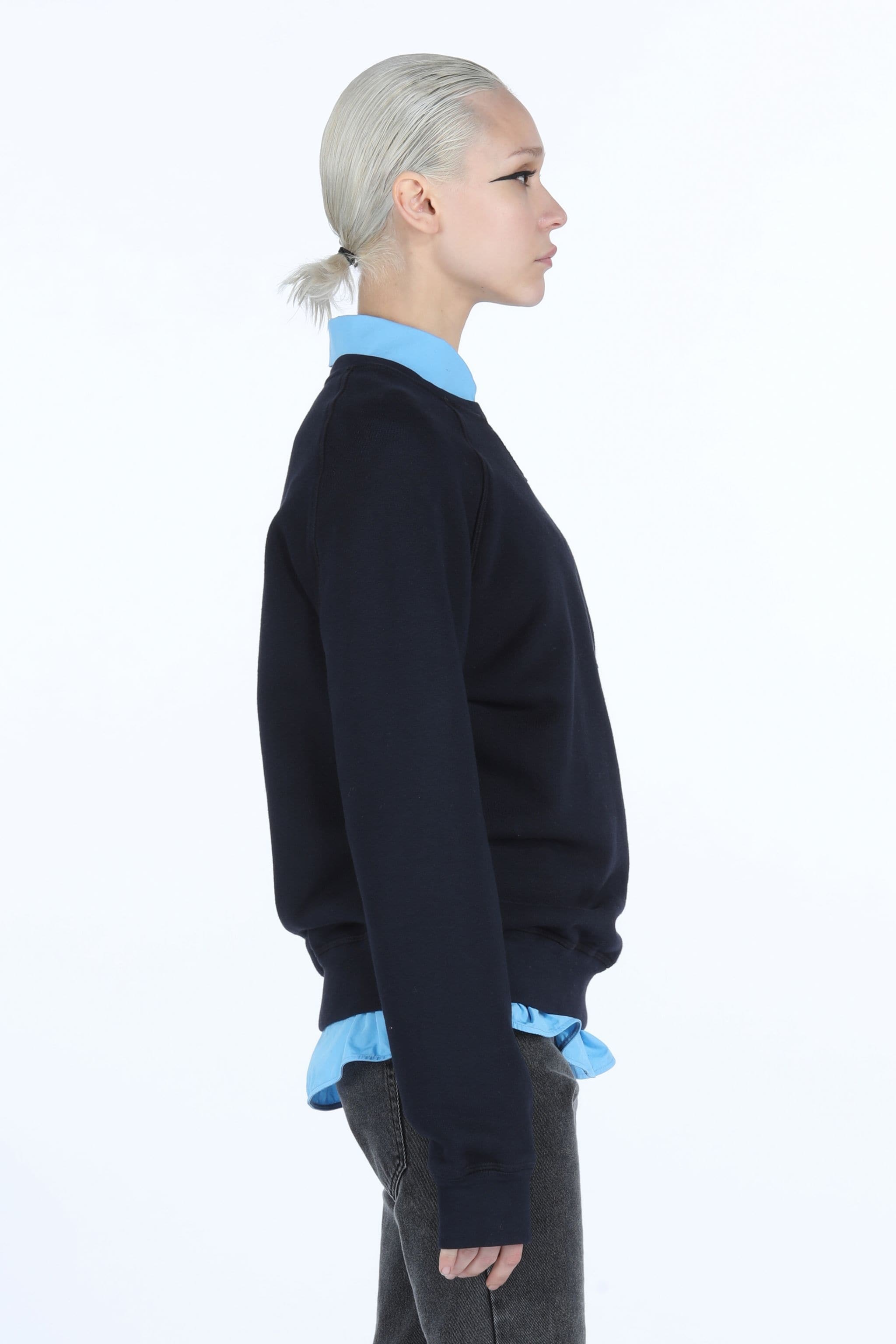 LOGO-PATCH COTTON SWEATSHIRT - 3