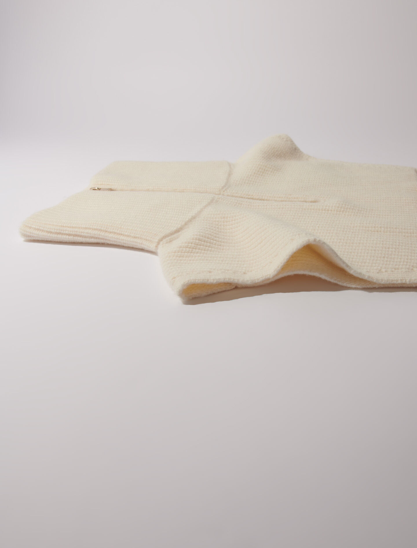 Cashmere/wool zip-up neck warmer - 6