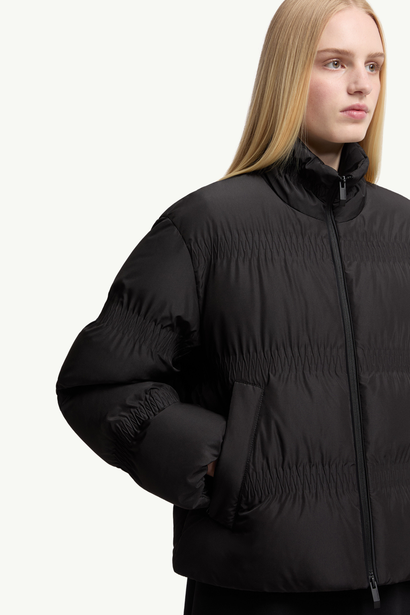 Ravignan Gather-Quilted Short Down Jacket - 6
