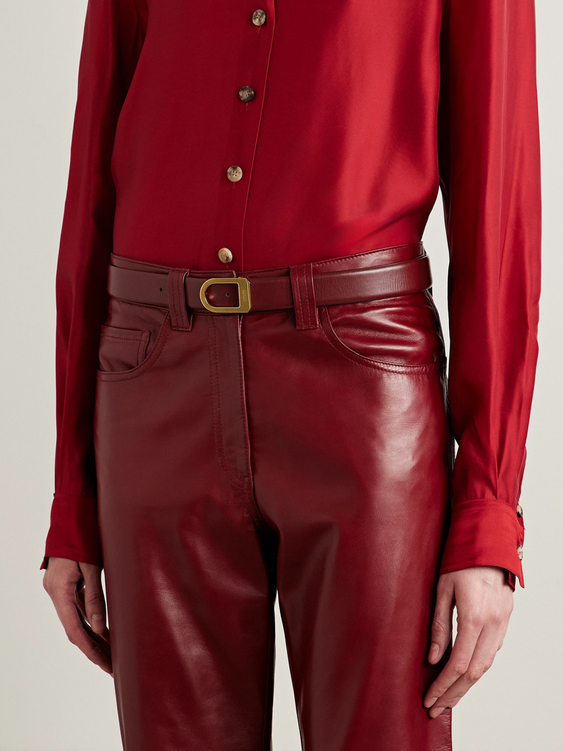 KHAITE Saddle Leather Belt outlook