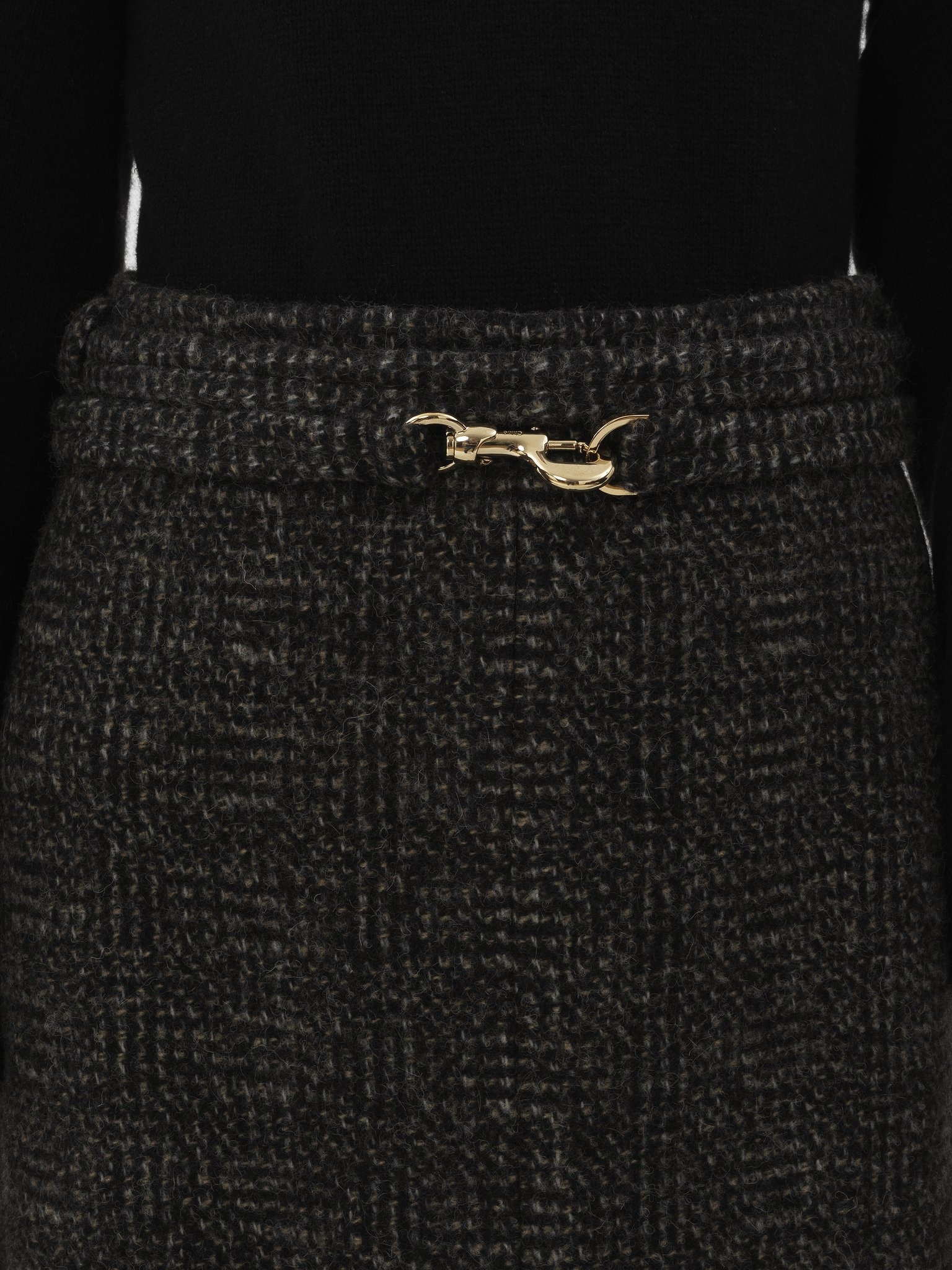BELTED STRAIGHT SKIRT - 6