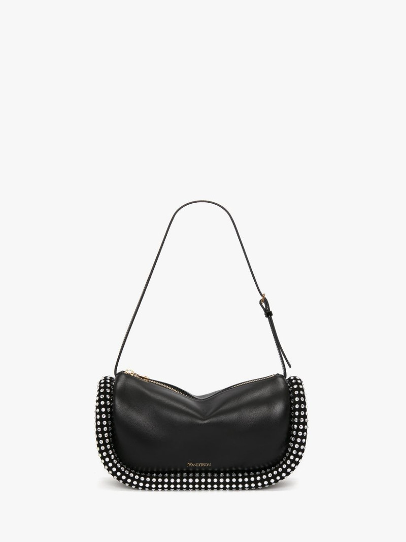 BUMPER-15 LEATHER SHOULDER BAG WITH CRYSTAL 5
