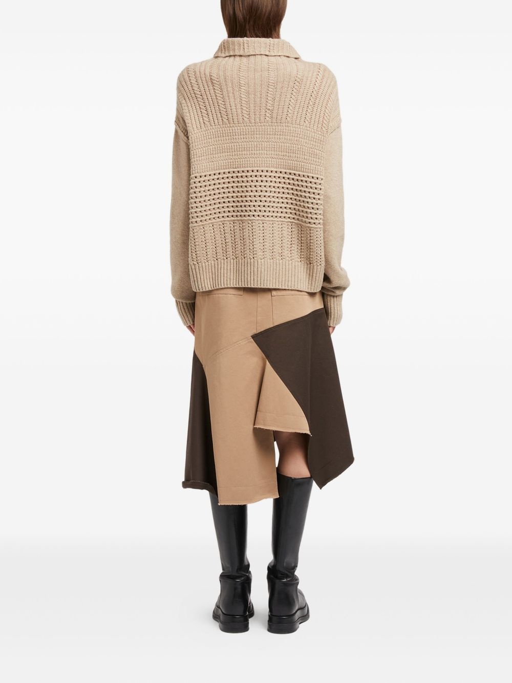 cable-knit sweater - 3