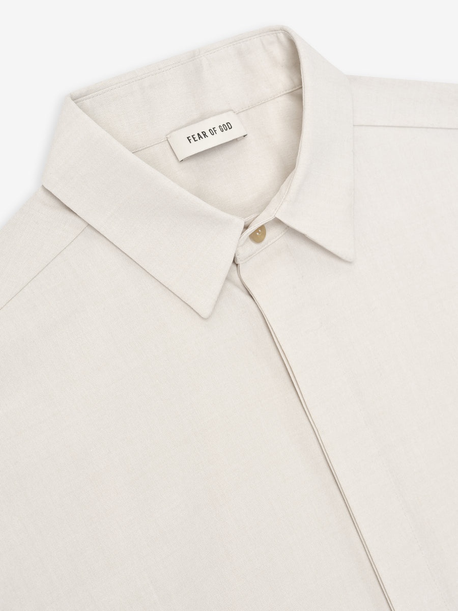 Cotton Wool Oxford Classic Short Sleeve Shirt - 4