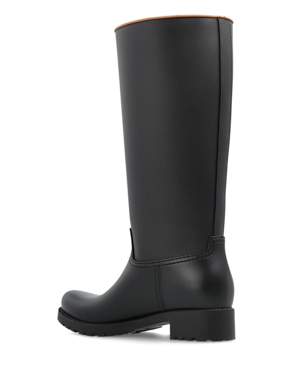 logo-patch rain boots - 5