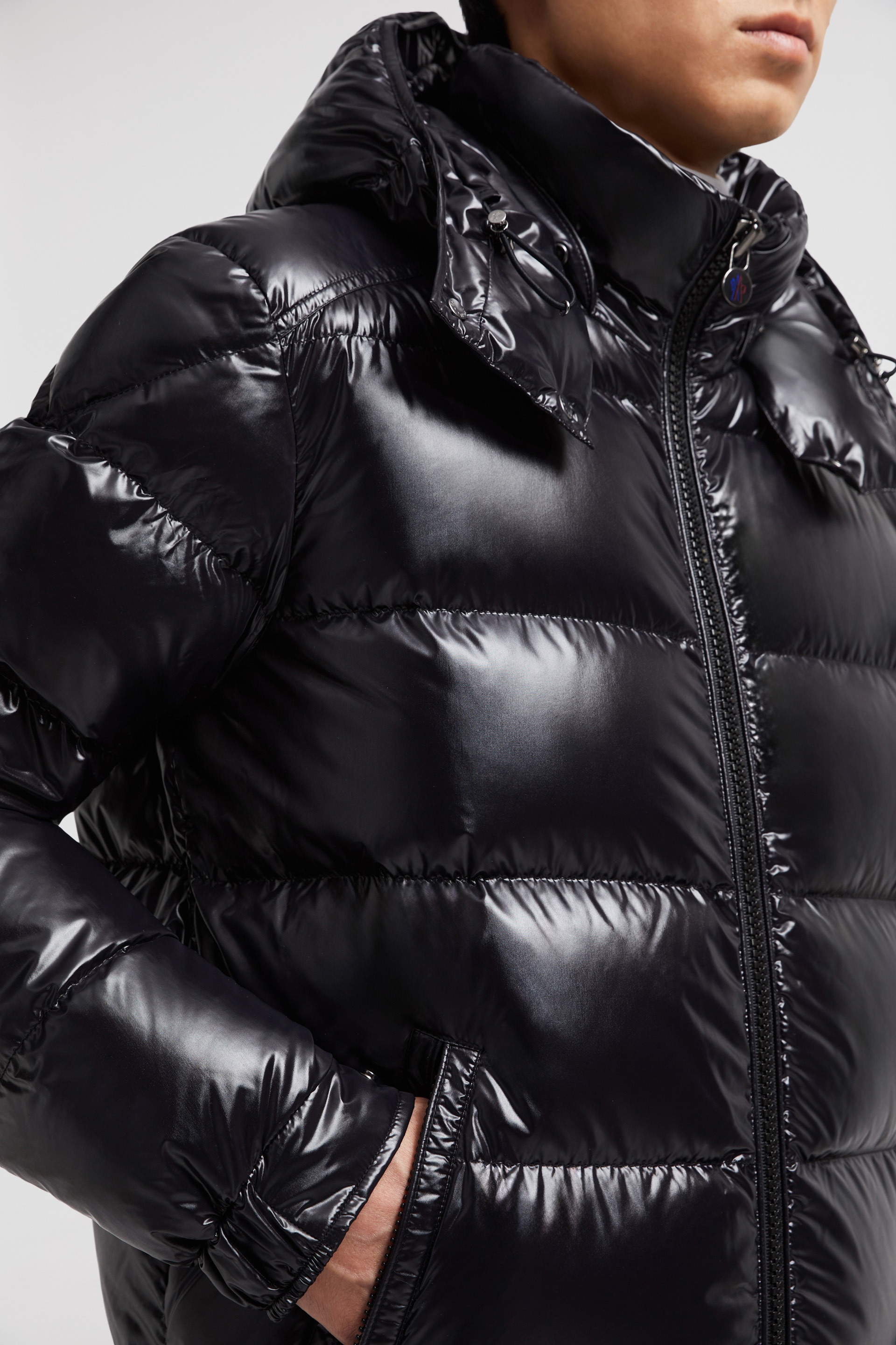 Moncler Moncler Maya Hooded Short Down Jacket | REVERSIBLE