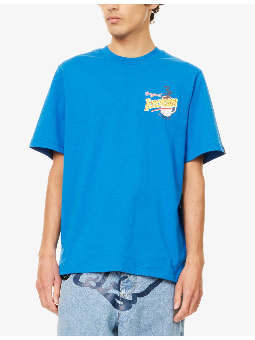 Diner Coffee Crewneck Cotton-Jersey T-Shirt - 3
