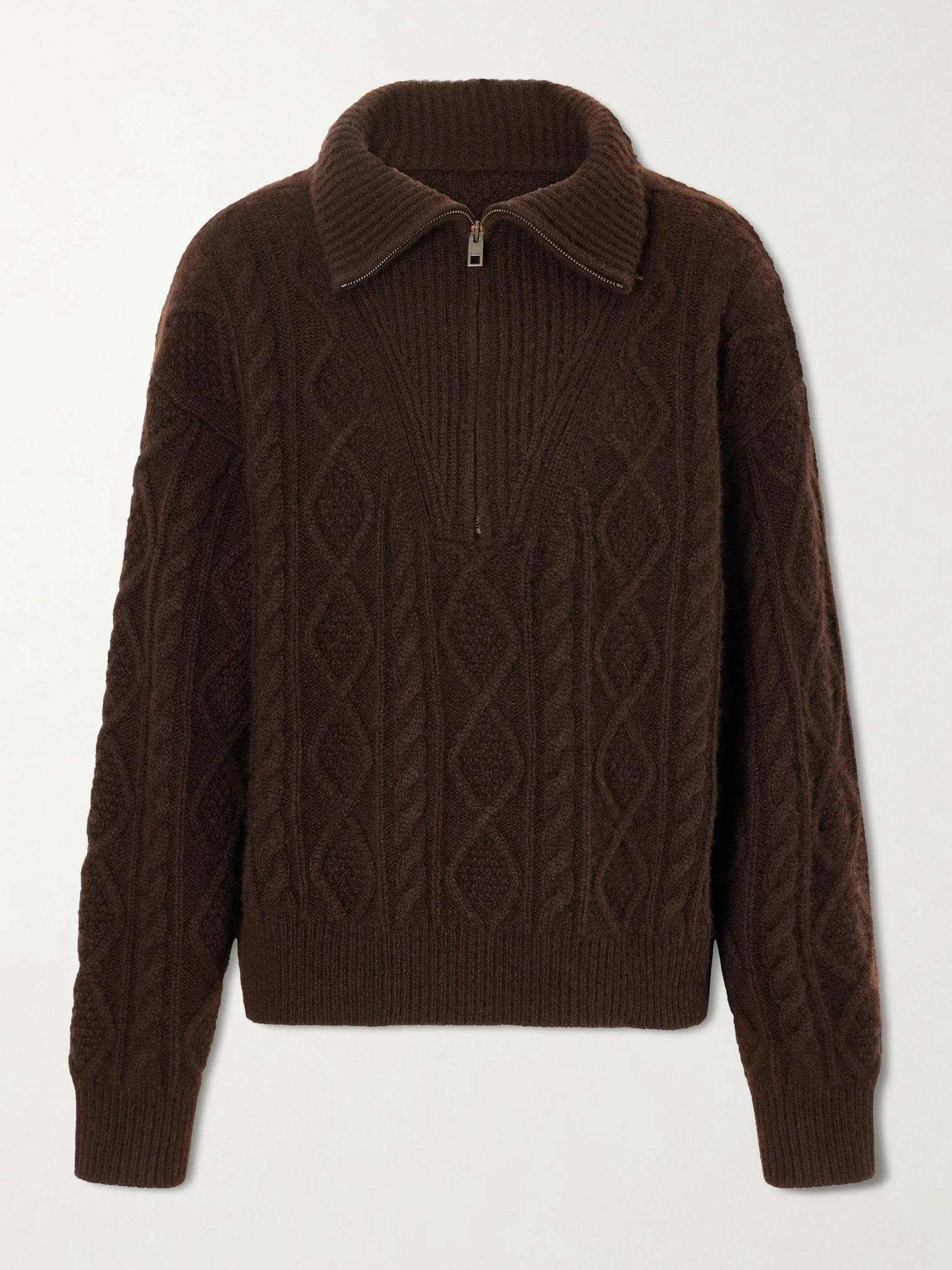 Jori cashmere sweater Dark brown - 1