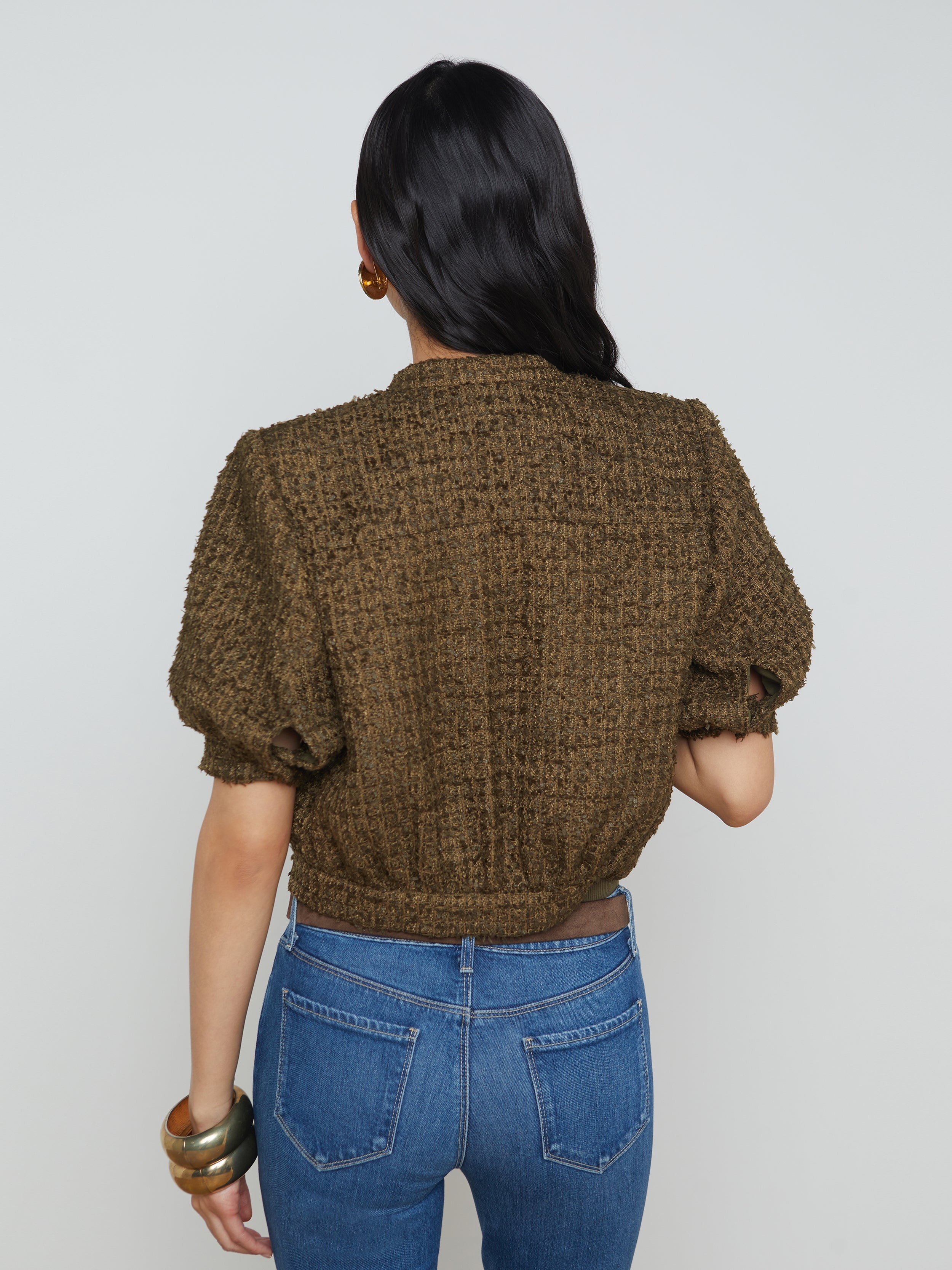 Cove Cropped Tweed Jacket - 5