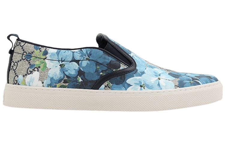 Gucci GG Supreme Canvas Slip-On 'Blue Floral' 546152-KU2E0-8471 - 2