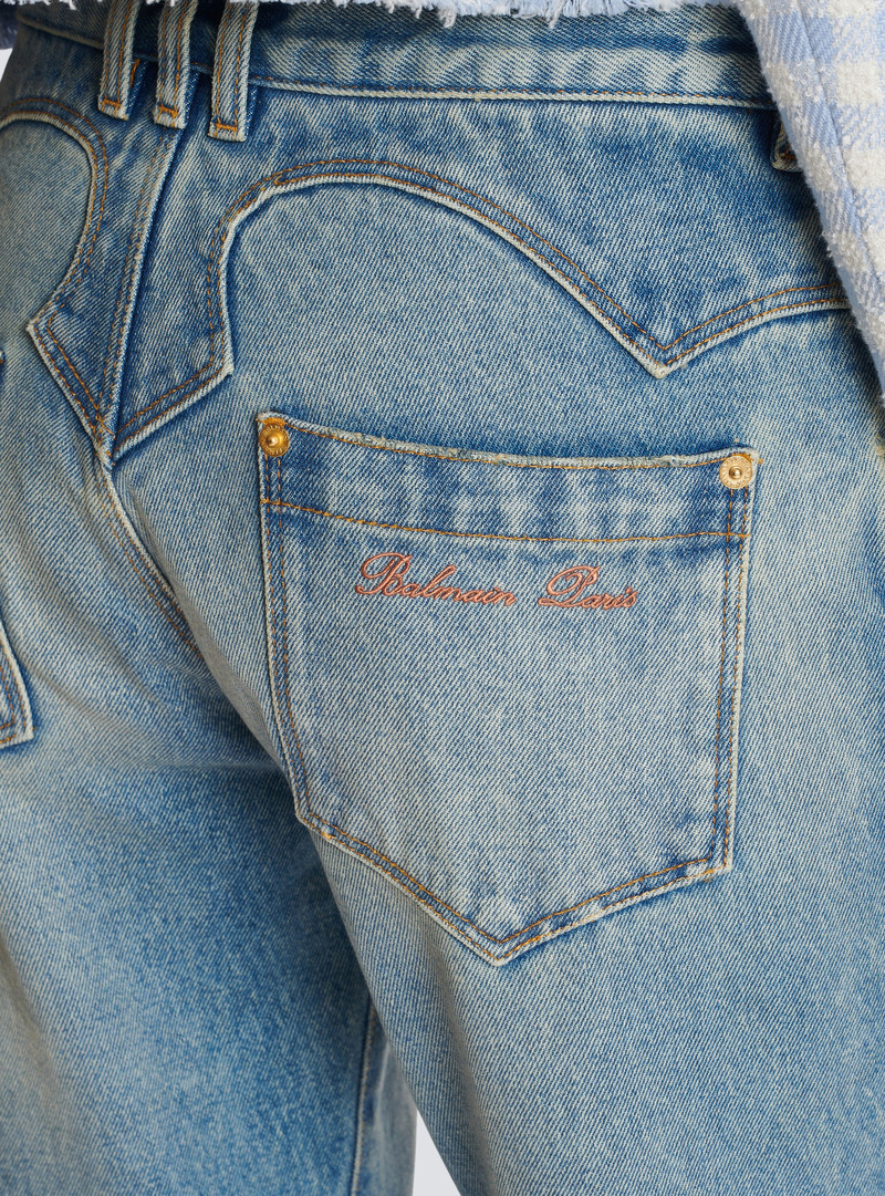 Western bootcut denim jeans 6