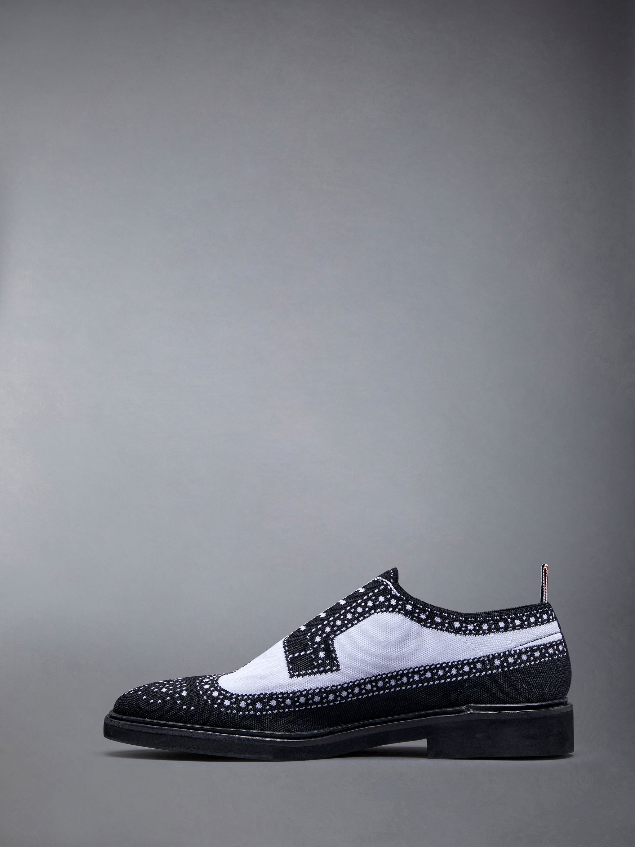 Trompe L'oeil Knit Micro Sole Longwing Brogue - 3