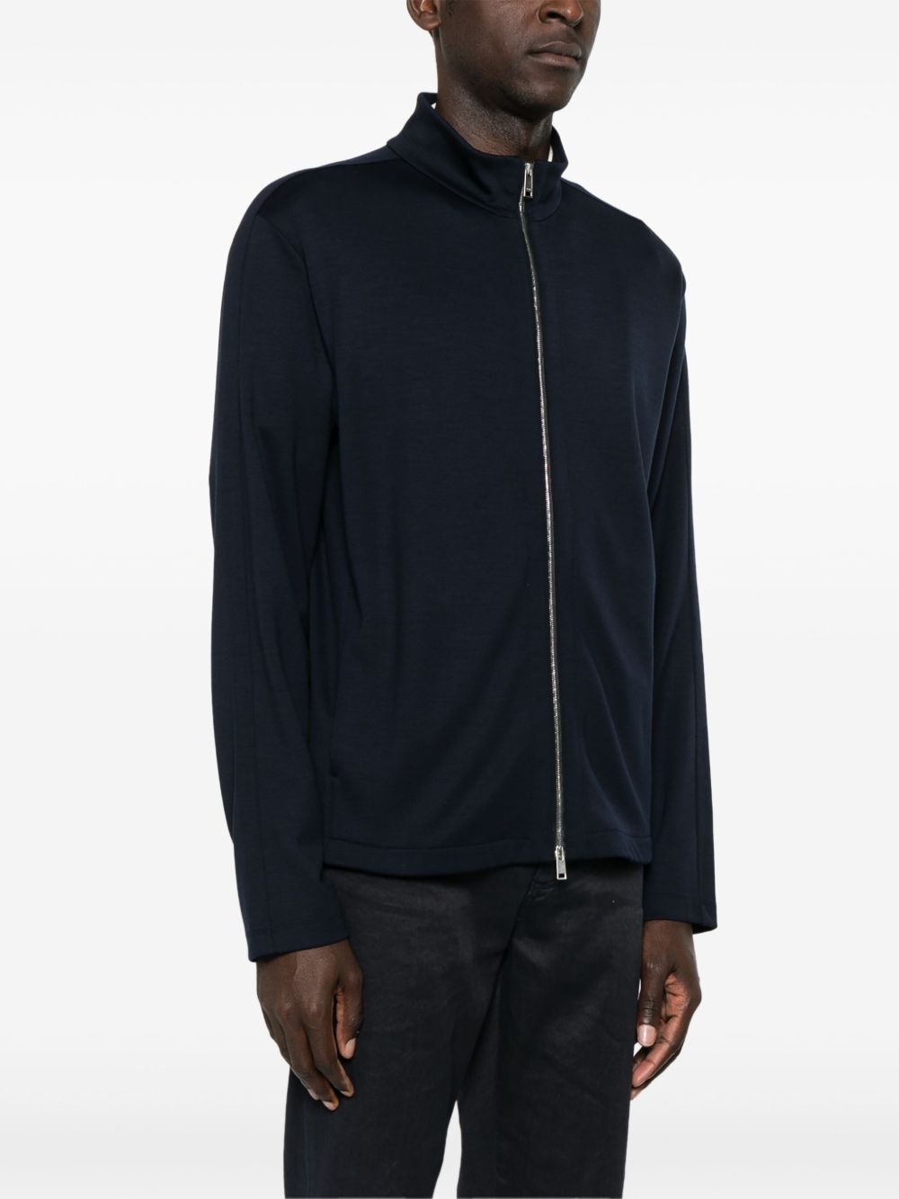 zip-up sweatshirt - 3