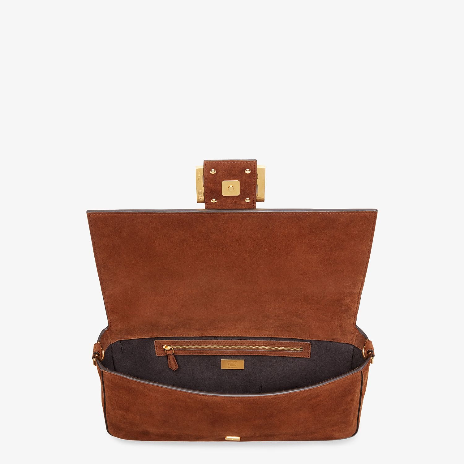 Brown suede bag - 5