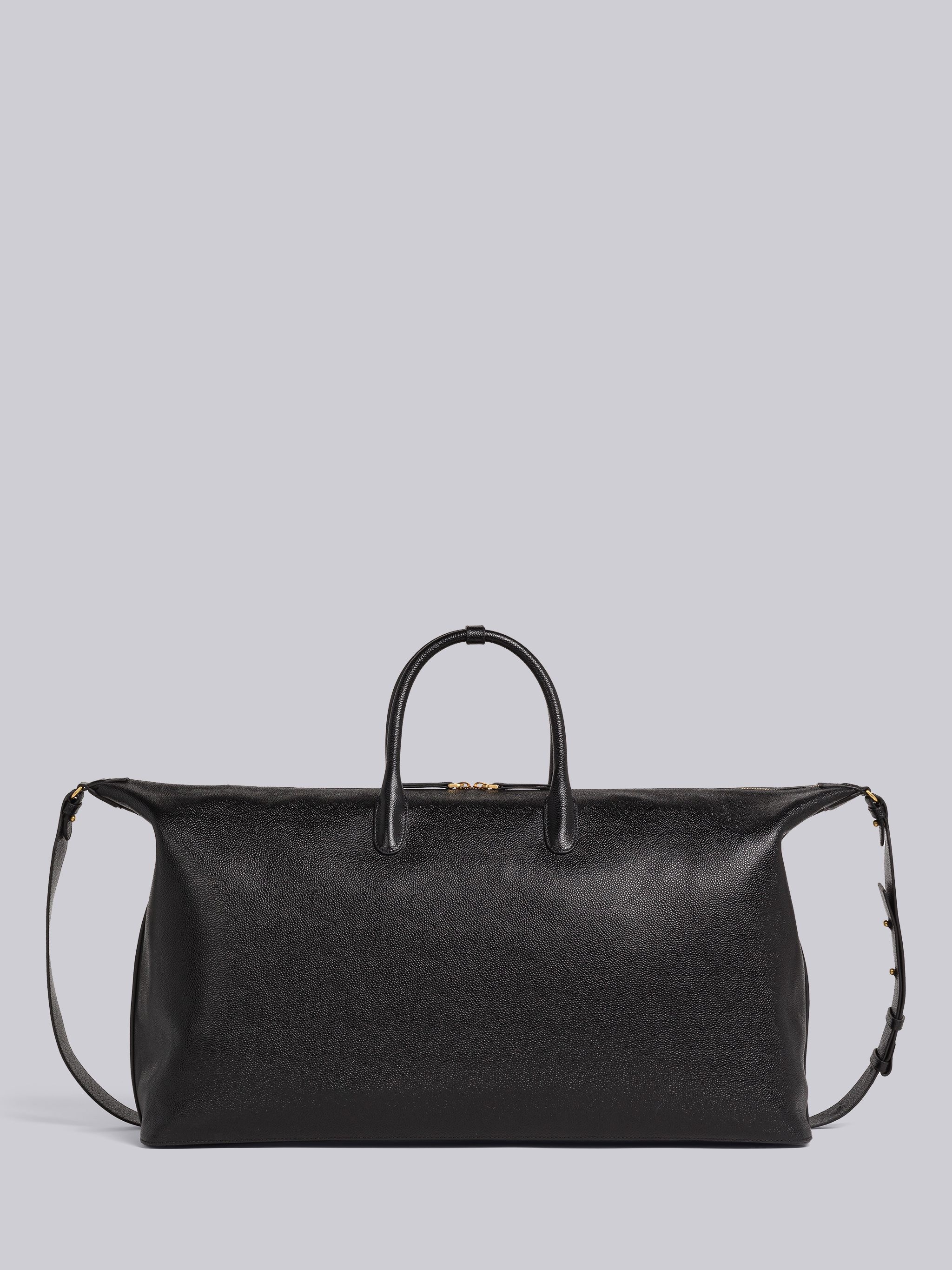 Pebble Grain Leather Soft Duffle - 4