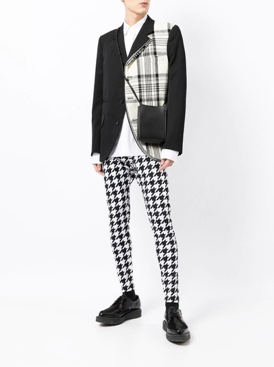 Comme des Garçons Homme Plus houndstooth-print leggings outlook