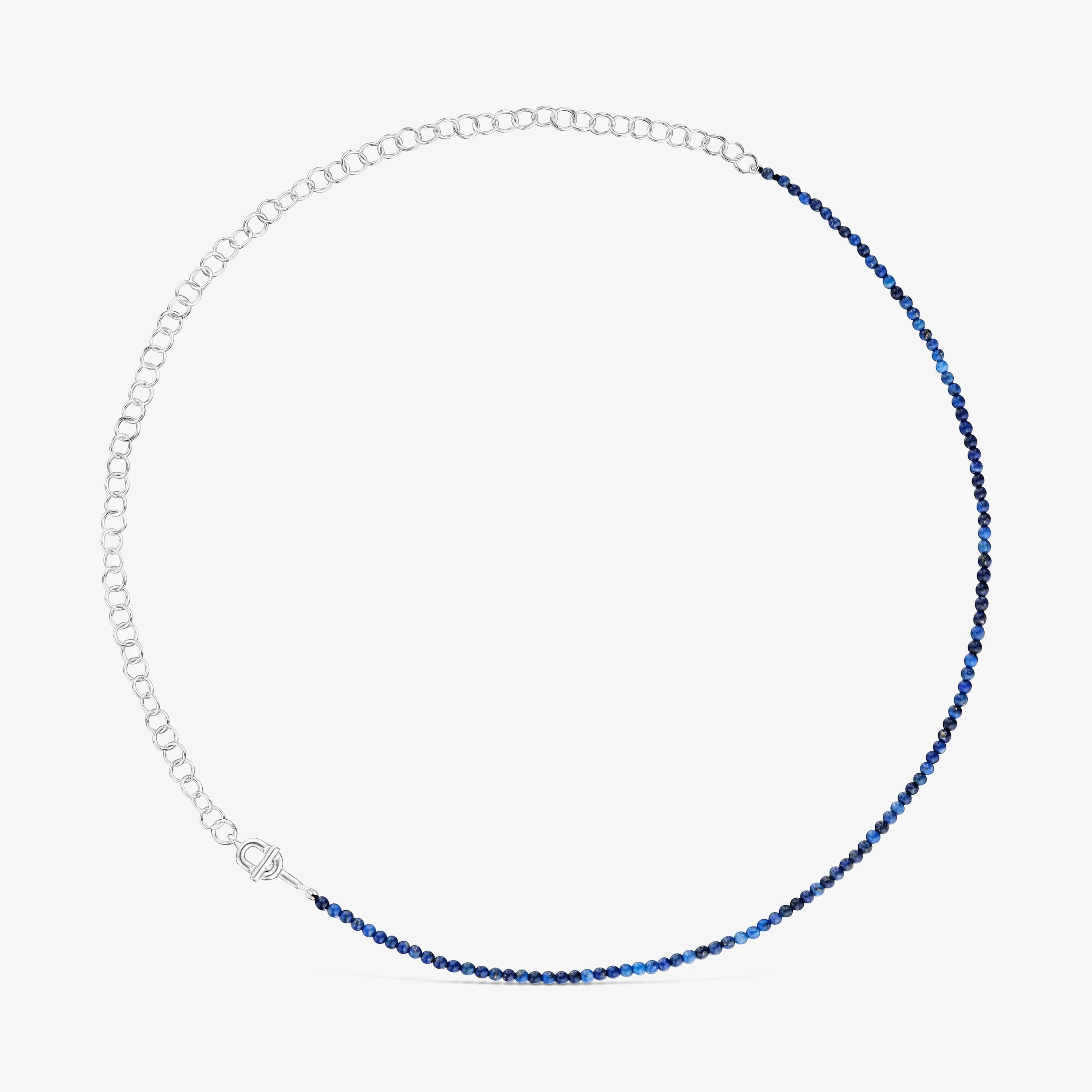 Silver and lapis lazuli Choker TOUS MANIFESTO - 1
