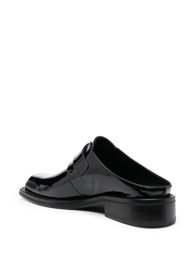 chiesel-toe slip-on mules 3