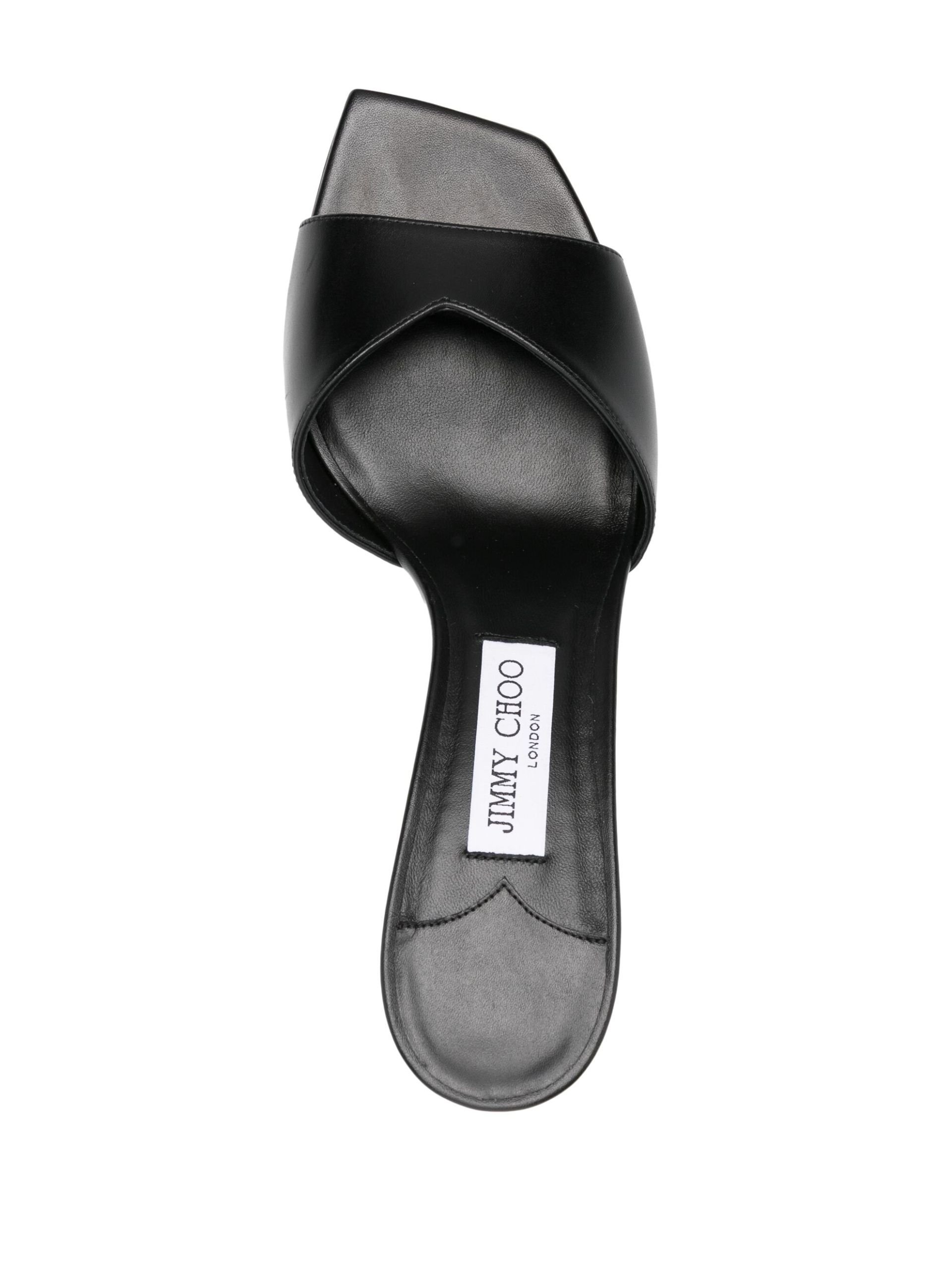 Black Skye 70 Leather Mules - 4