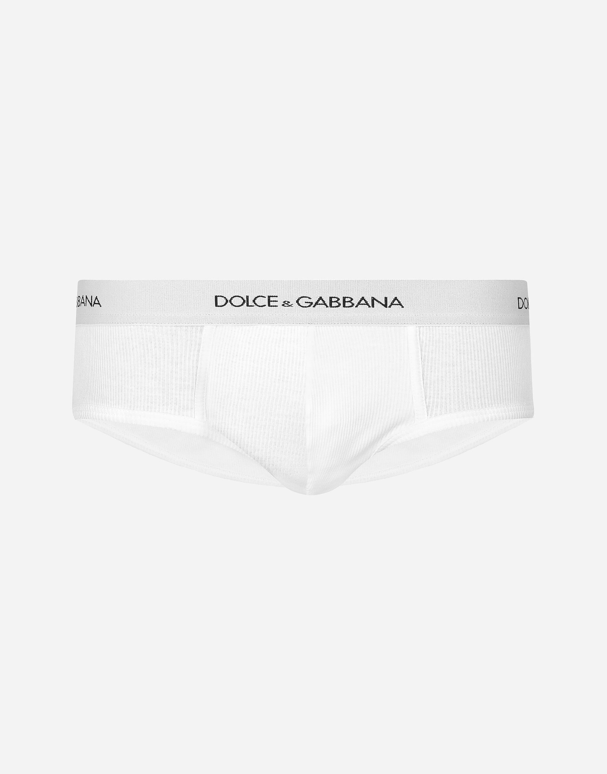 Fine-rib cotton Brando briefs - 1