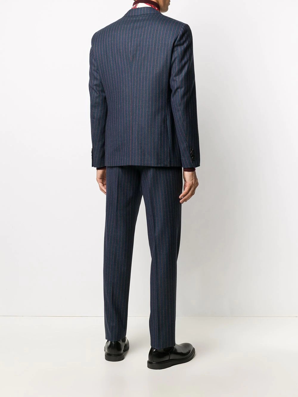 striped two-piece suit - 4