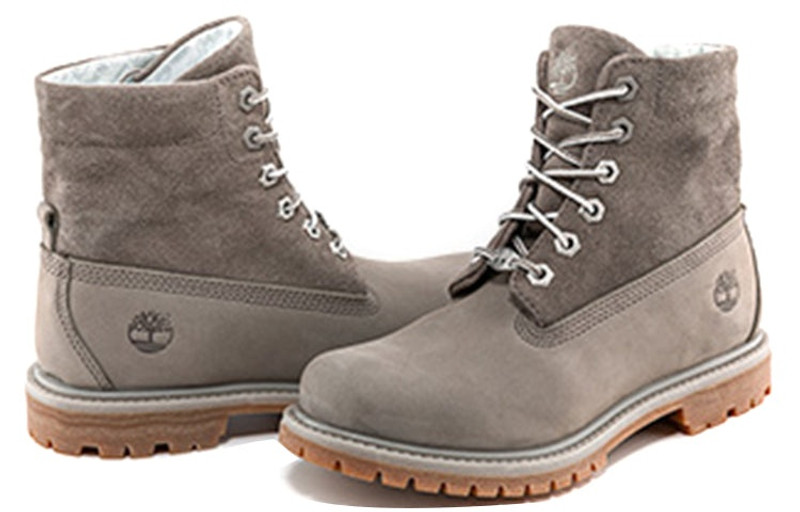 Timberland (WMNS) Timberland Roll Top Boots Basic 'Medium Grey with Light Grey' A44S3W outlook