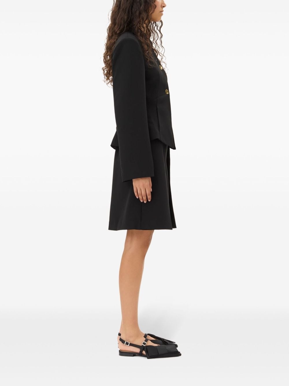 twill blazer - 3