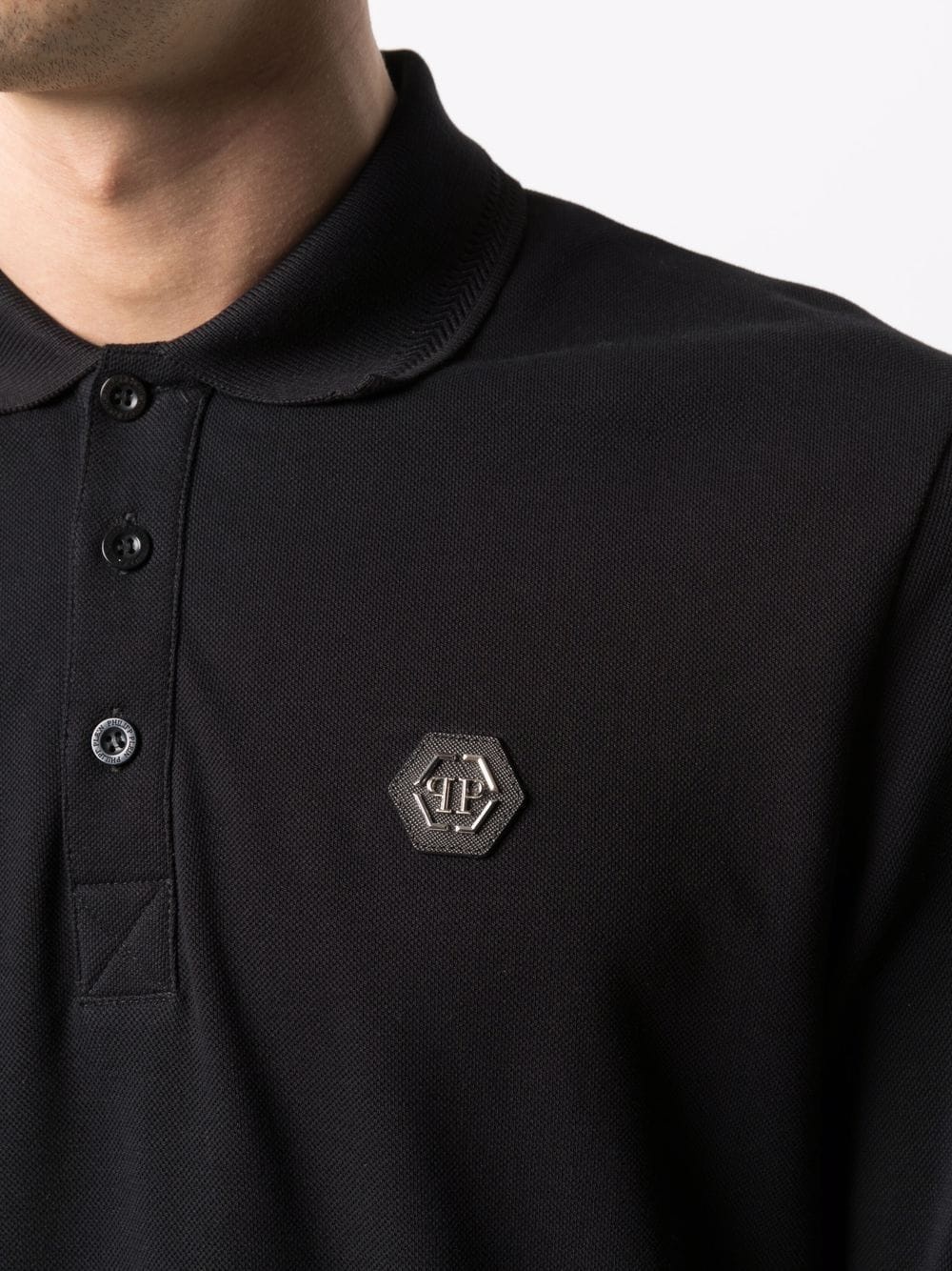 logo-print polo shirt - 5