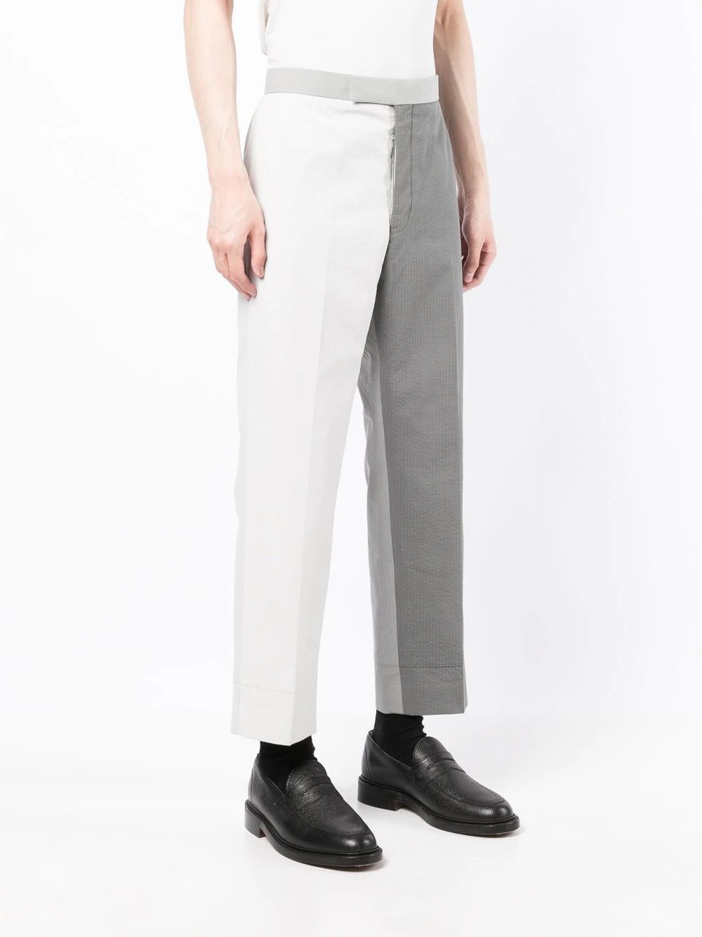 mid-rise cropped trousers - 3