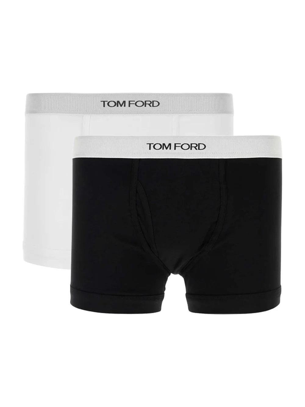 SET OF 2 COTTON BOXERS WITH LOGO ELASTIC - 1
