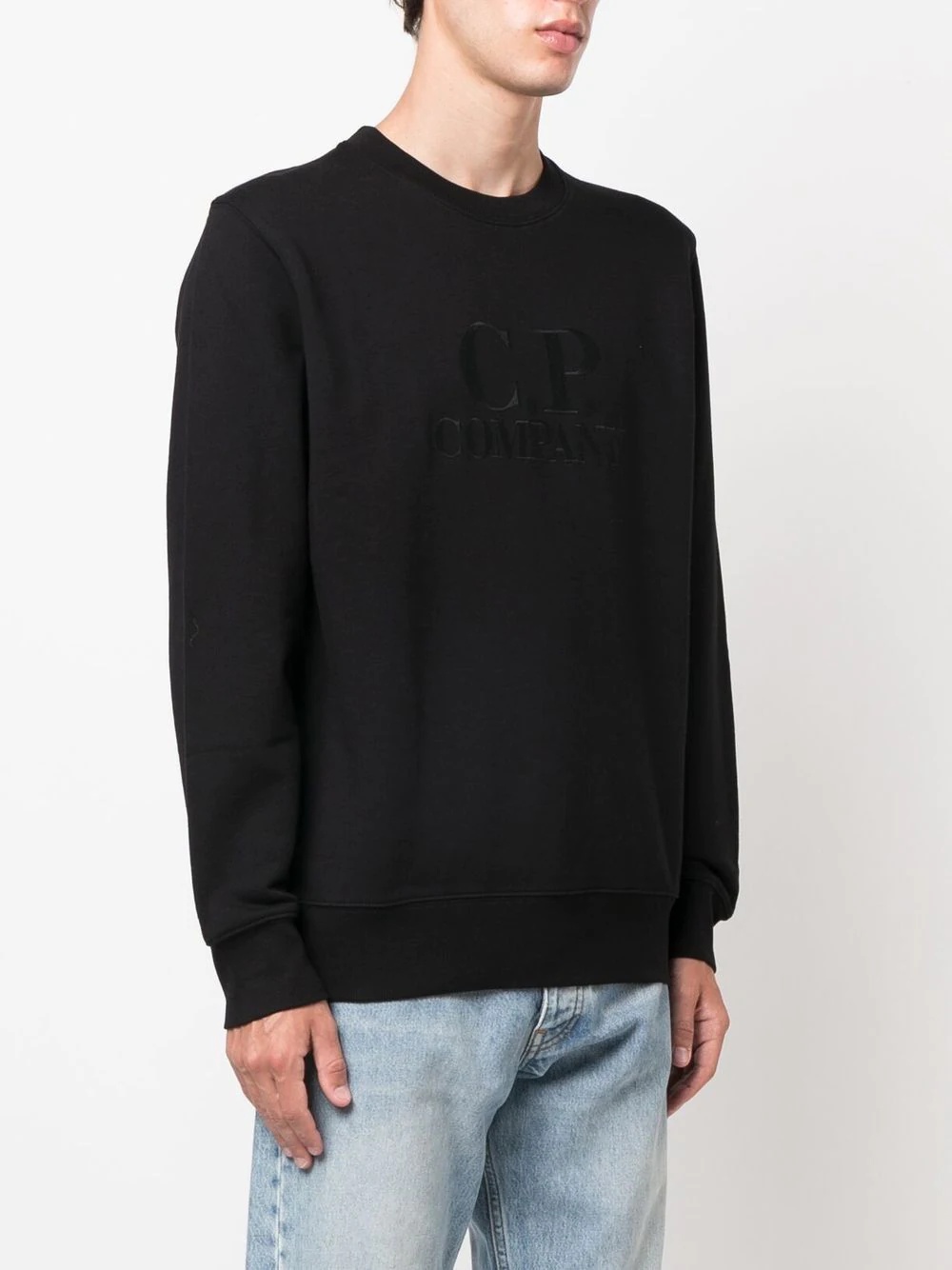 logo embroidered sweatshirt - 3