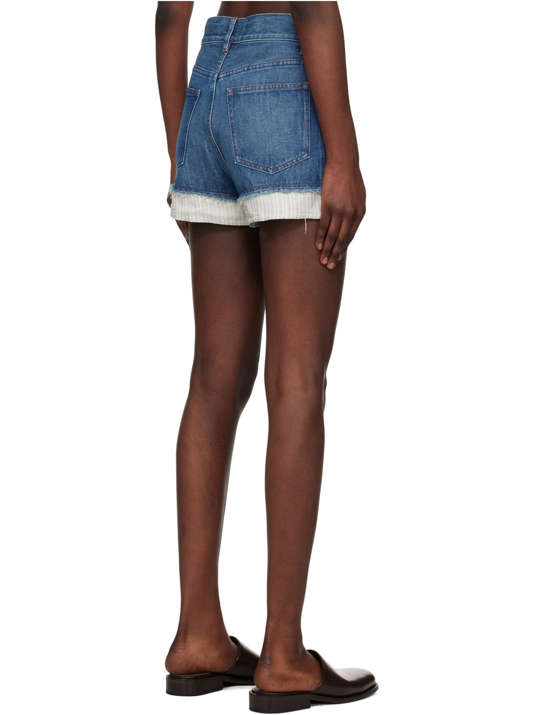 Indigo Natacha Ramsay-Levi Edition Versailles Denim Shorts - 3