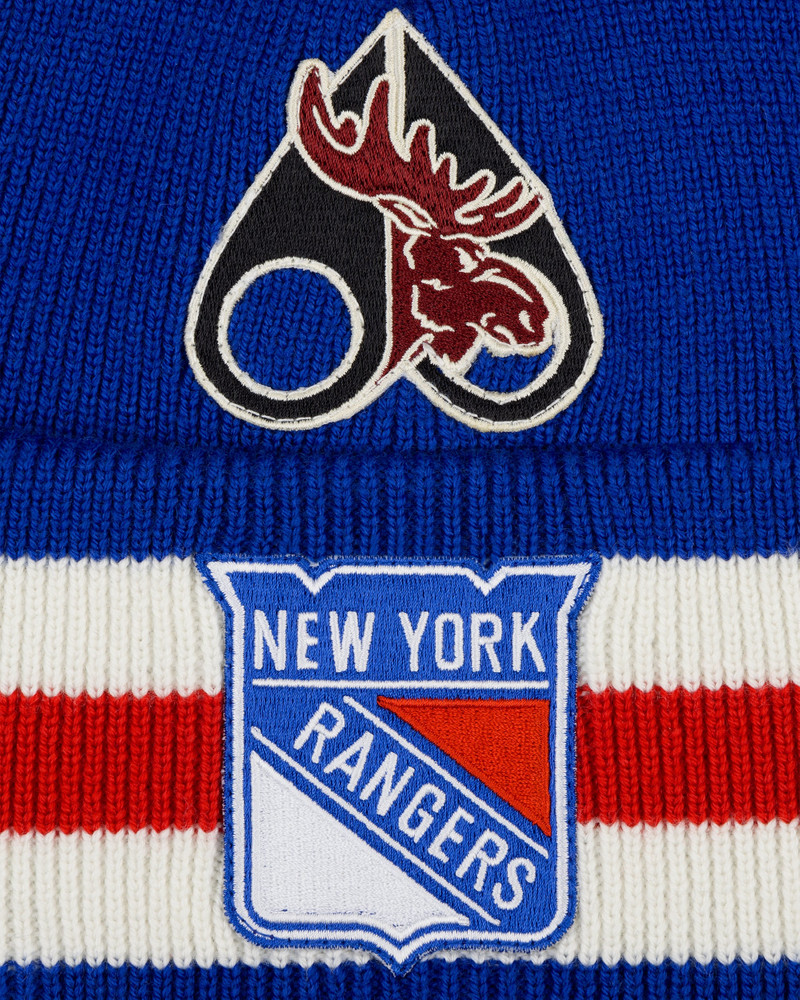NHL X MOOSE KNUCKLES RANGERS BEANIE 3