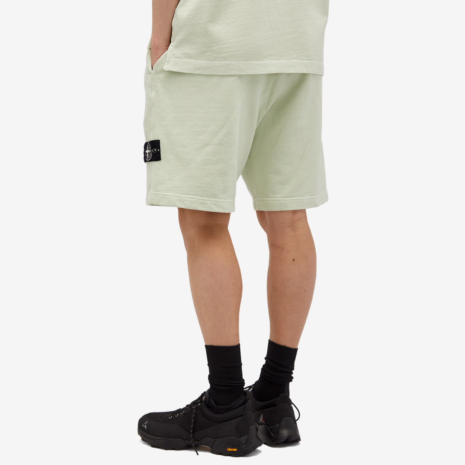 Stone Island Closed Loop Tinto Terra Sweat Shorts - 3