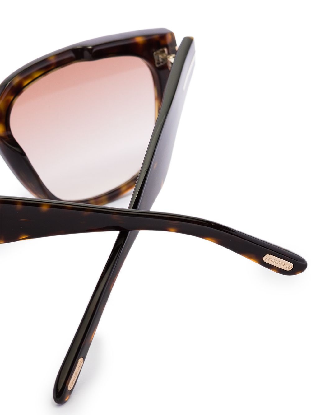 tortoiseshell-effect square-frame sunglasses - 4