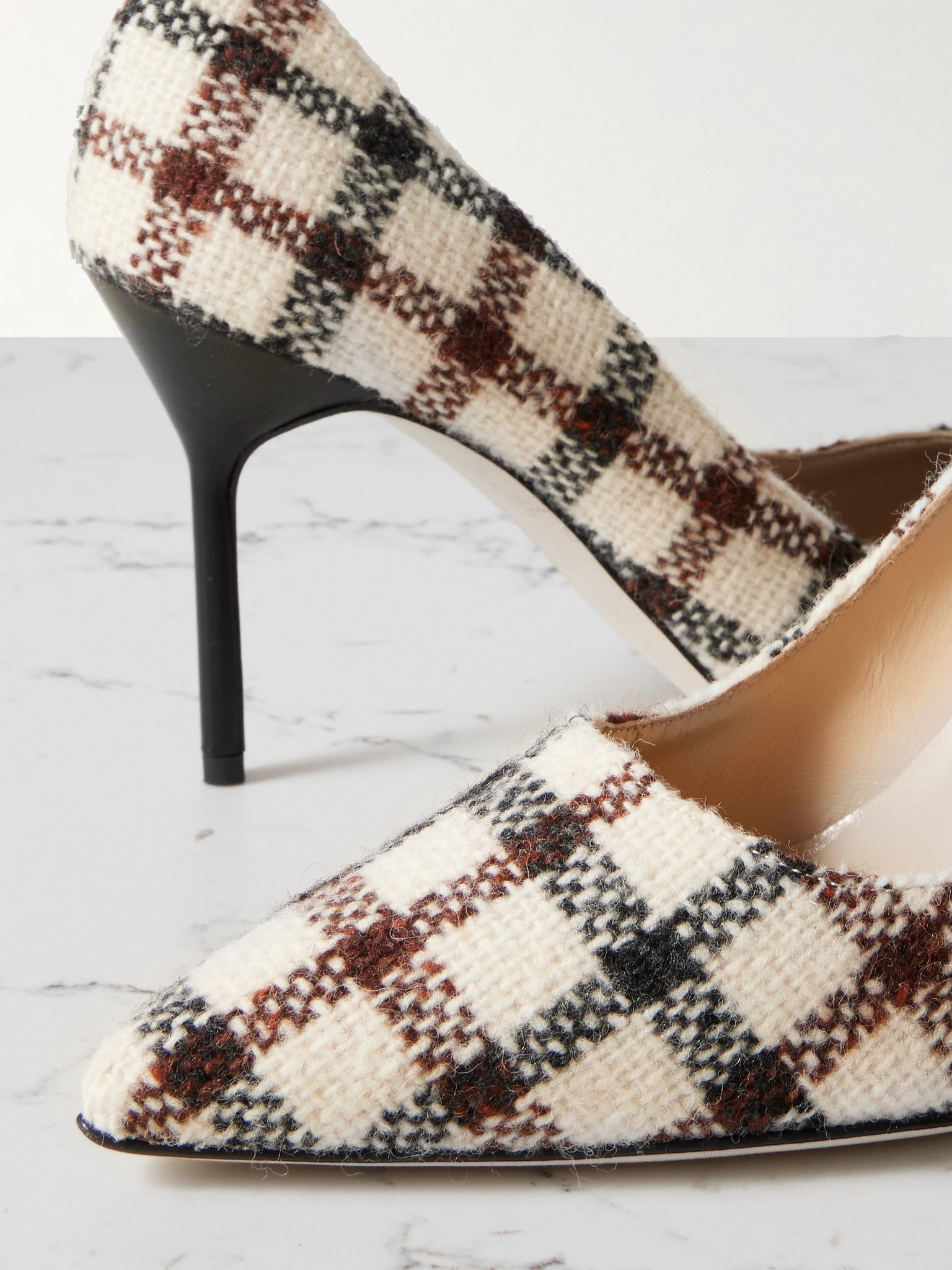 BB 90 checked tweed pumps Multi - 4
