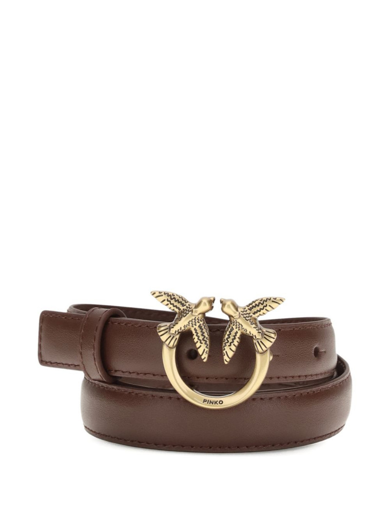 PINKO Love Berry leather belt outlook