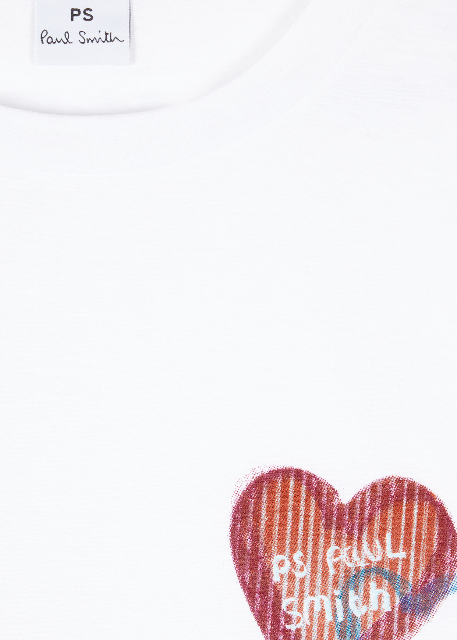 Women's White Heart Logo T-Shirt - 2