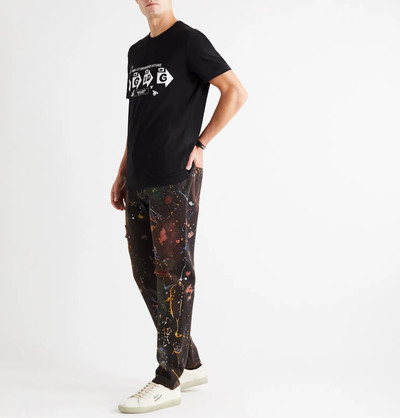 Dolce & Gabbana Paint-Splattered Distressed Denim Jeans outlook