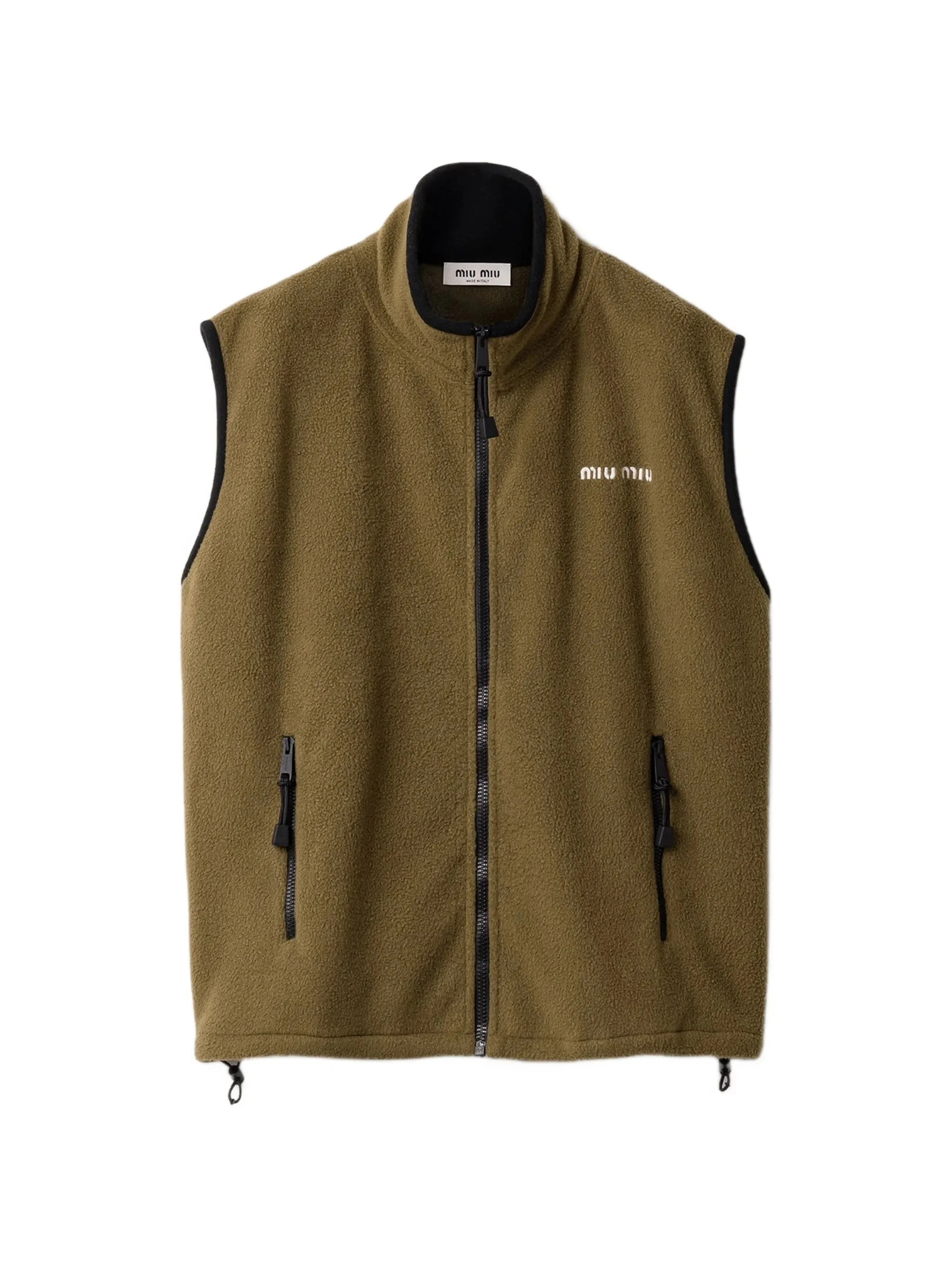 Miu Miu Fleece Zipper Vest - 1