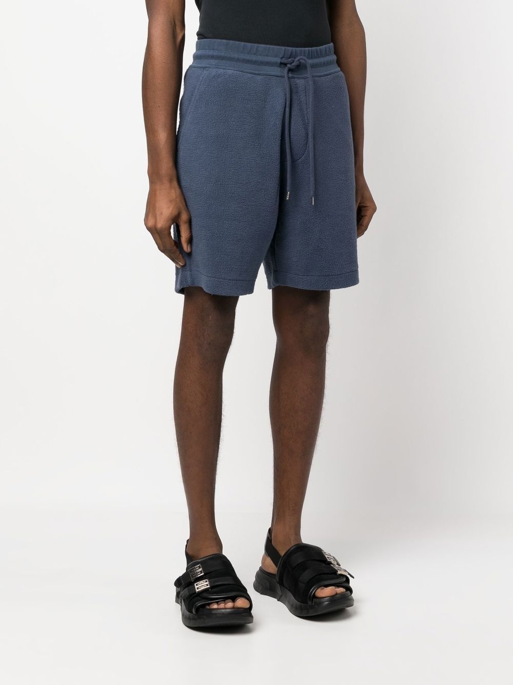 drawstring-waist track shorts - 3