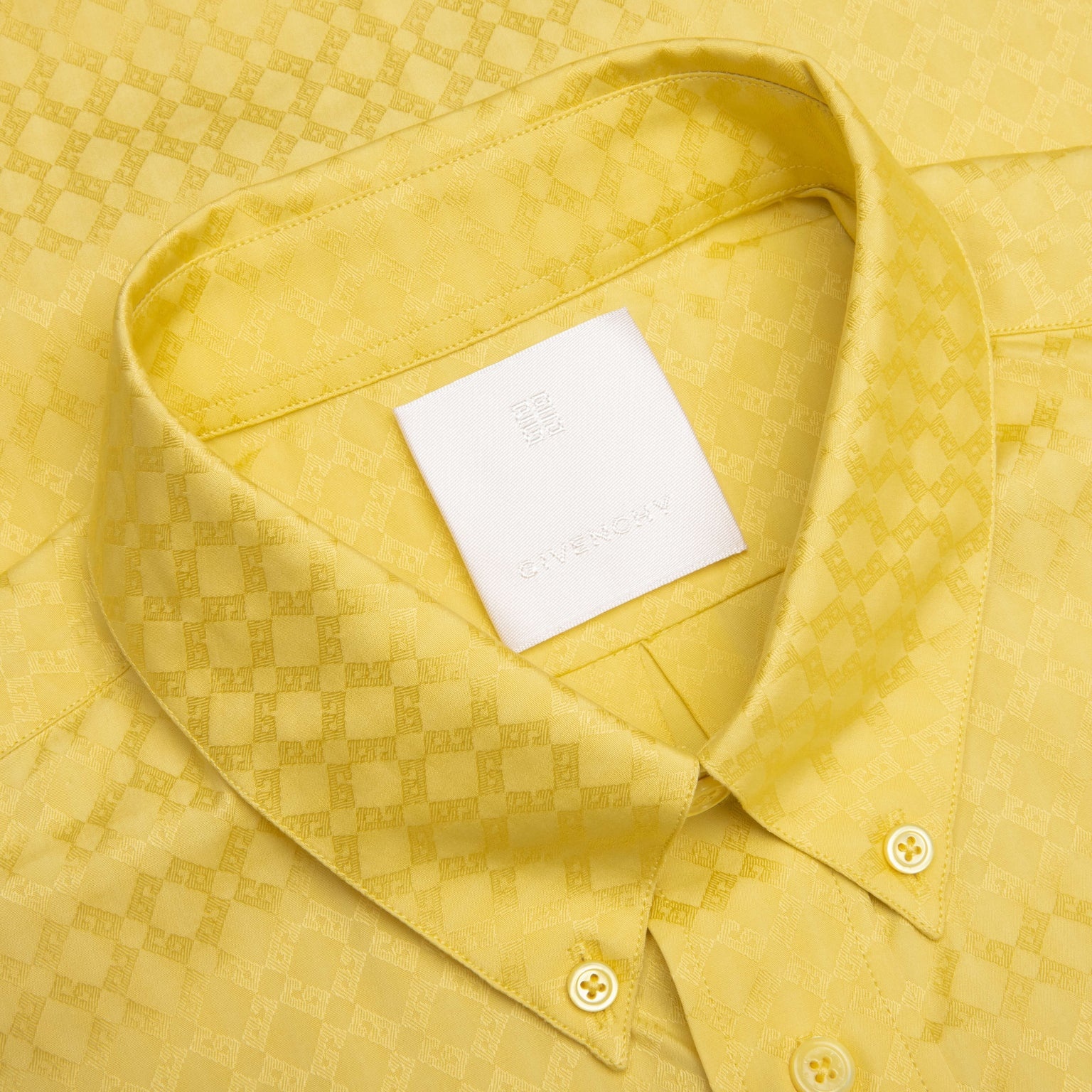 MONOGRAM 72 JACQUARD SHIRT - BANANA - 3