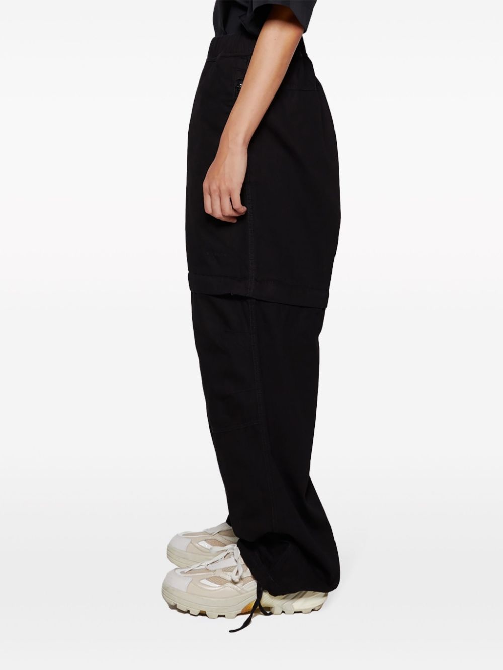 detachable-legs wide-leg jeans - 4