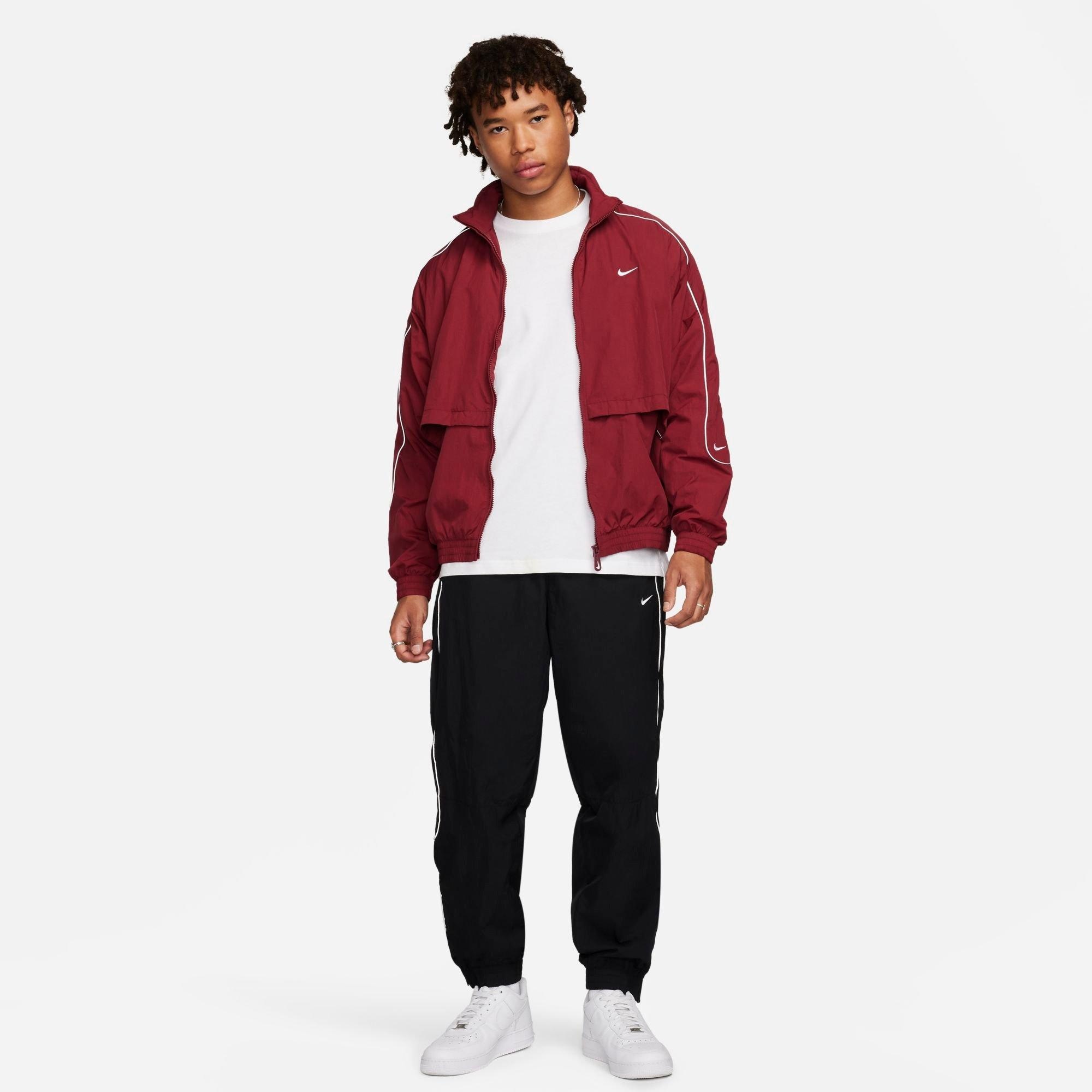 MEN'S NIKE SPORTSWEAR SOLO SWOOSH WOVEN TRACK JACKET - 2