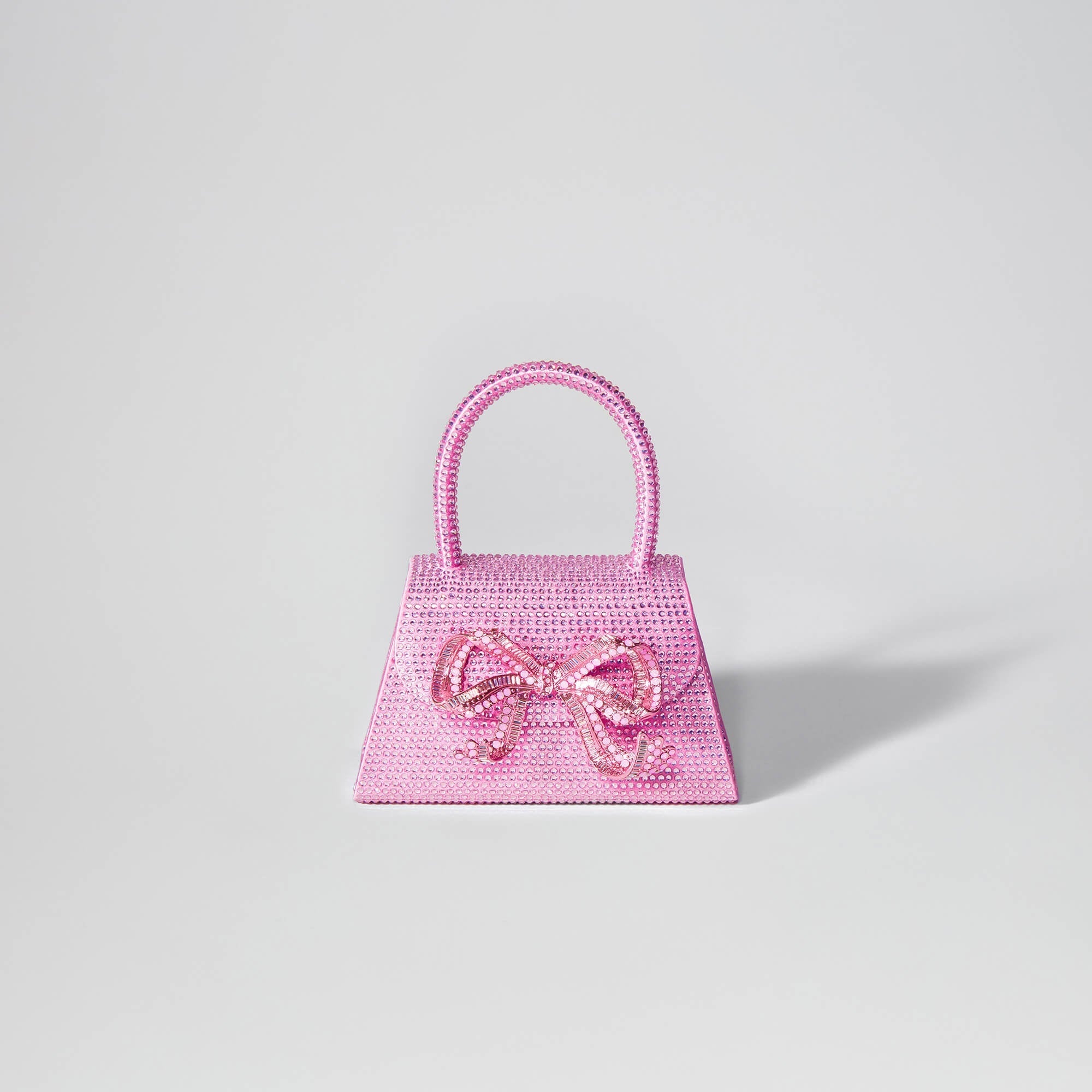 The Bow Micro in Pink Rhinestone - 1
