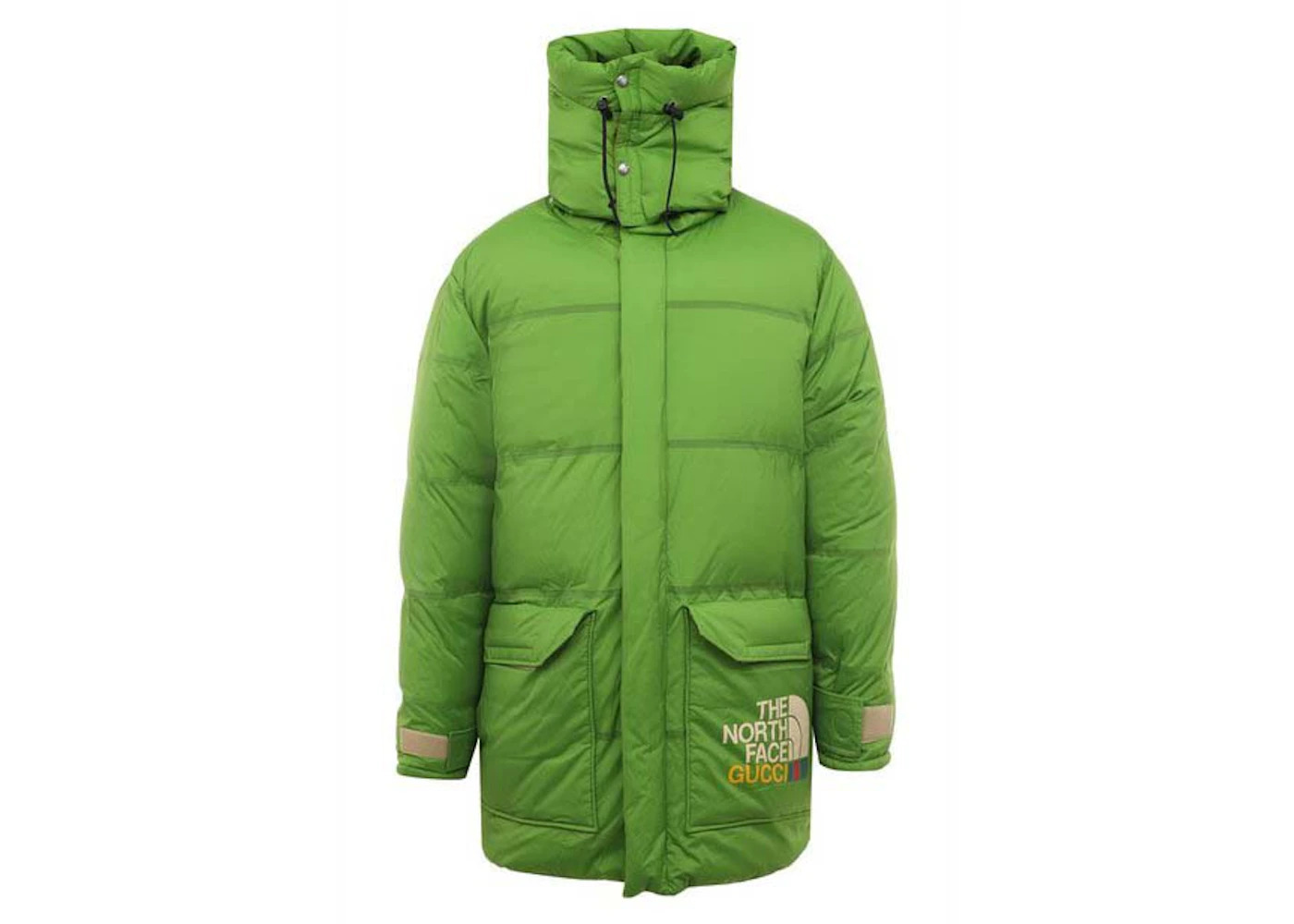 Gucci x The North Face Down Parka Adder Green - 1